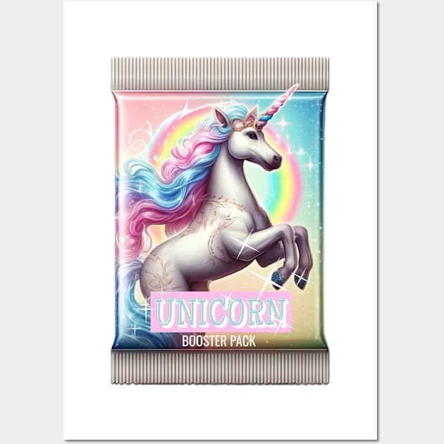 Unicorn Booster Pack Wall Art by Kyuushima